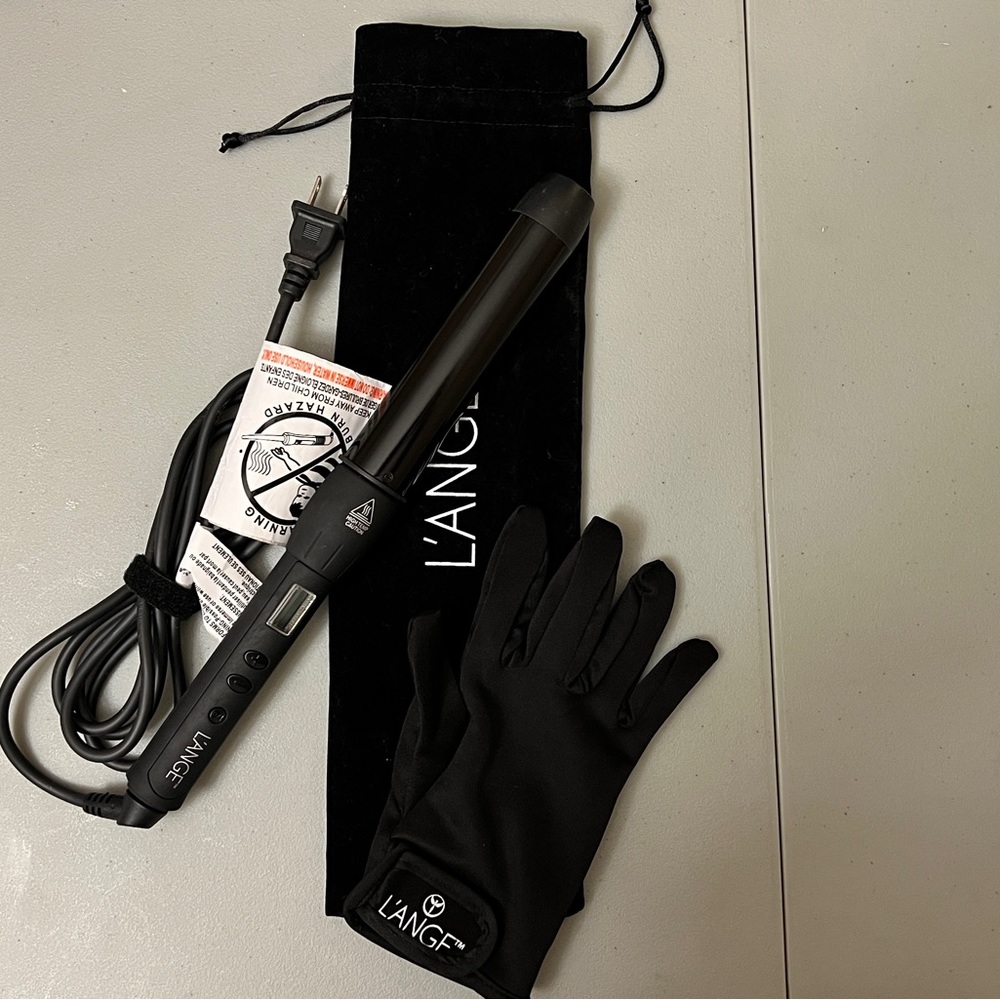 L’ANGE Le Spirale Black Titanium Curling Wand 32mm